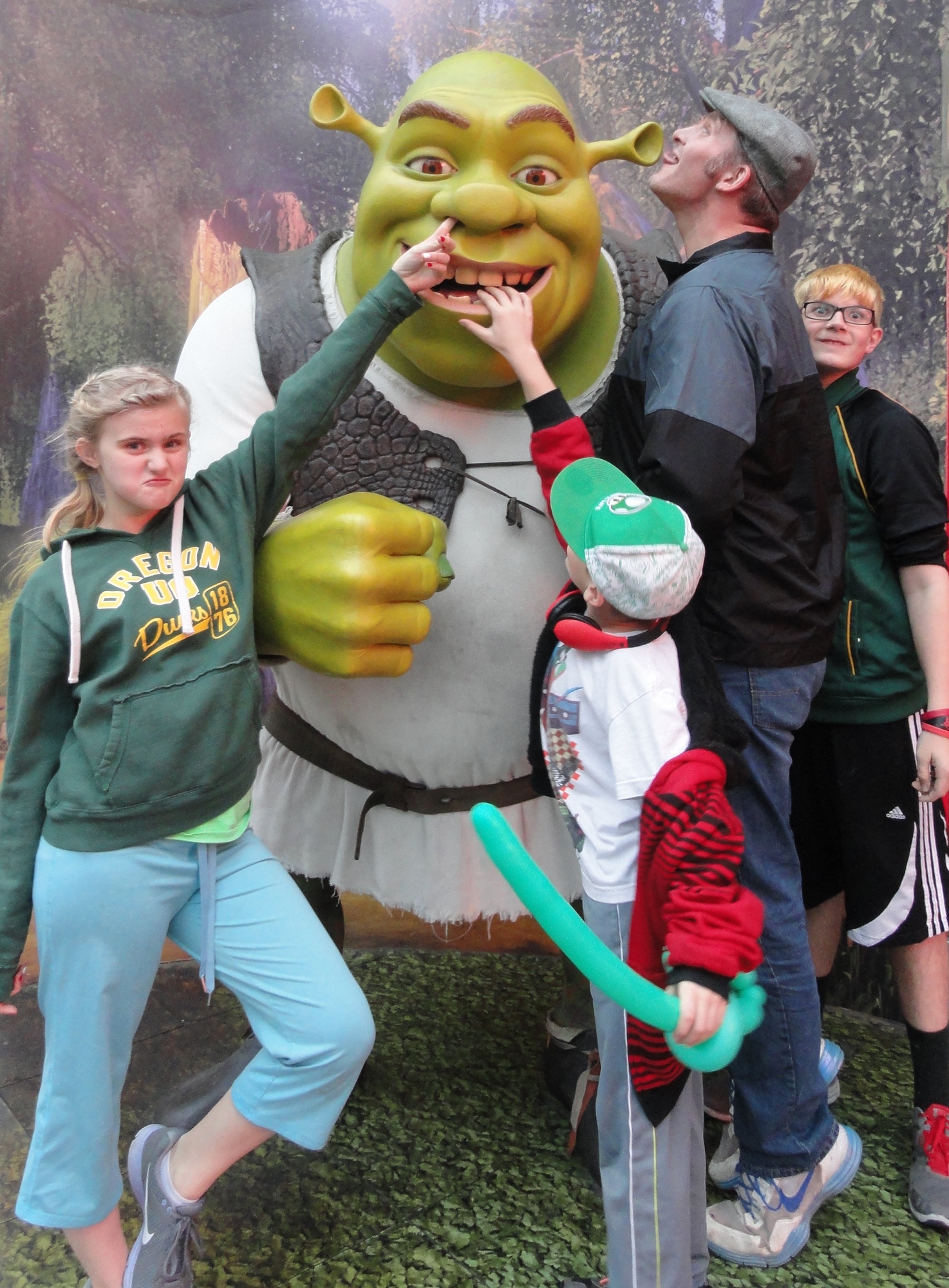 The Kids with Shrek